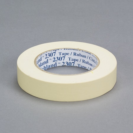 3M Masking Tape, 1/2x60 yd., Natural, PK72, 1/2" W x 60 yds L, Natural, 72 PK T9332307